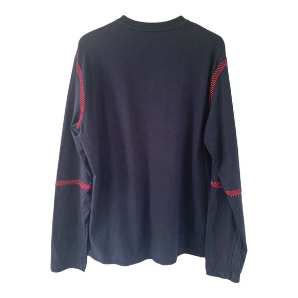 Rare Vintage Moschino LS Baseball T XXL Moschino Jeans League Official - Picture 2 of 5